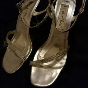Silver shoes